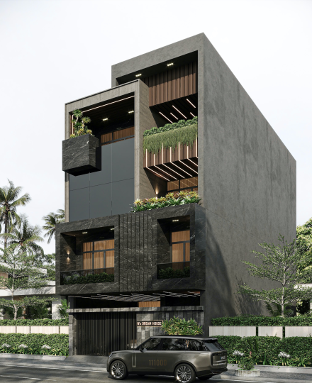 Thiết kế nhà phố 9x15m hiện đại | A Design Luxury – 111000 Studio