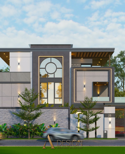 Thiết kế biệt thự hiện đại sang trọng tại Quận 9 – Tuấn Anh Thiết Kế